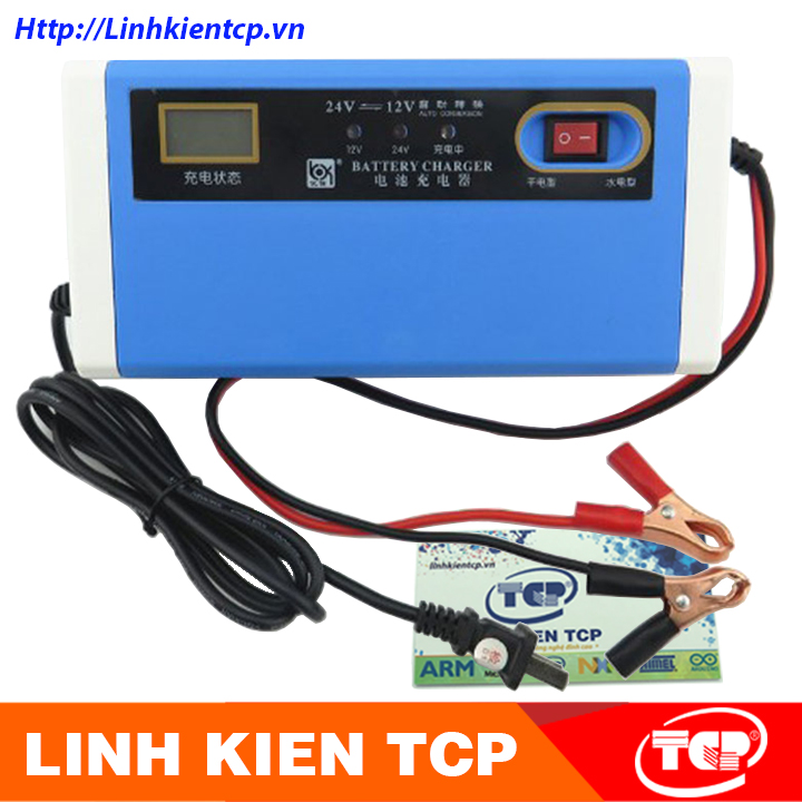 Bộ Bình Sạc Ác Quy 24V 50 - 150Ah Hiển Thị Màn Hình LCD